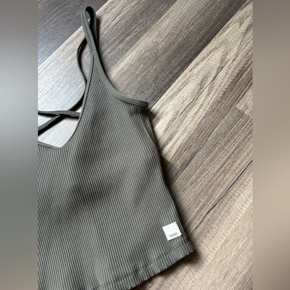 $72 Vuori Ribbed Crop Tank - Picture 6 of 8